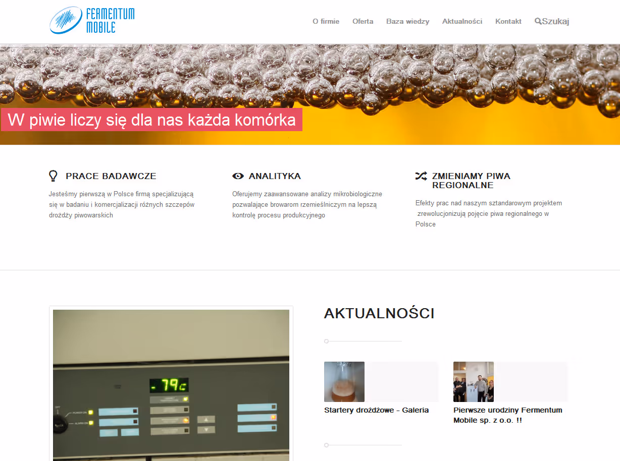 Die Website fermentum-mobile.pl ist eine dedizierte Plattform, die für Fermentationsliebhaber entwickelt wurde, die die Geheimnisse traditioneller Verarbeitu...