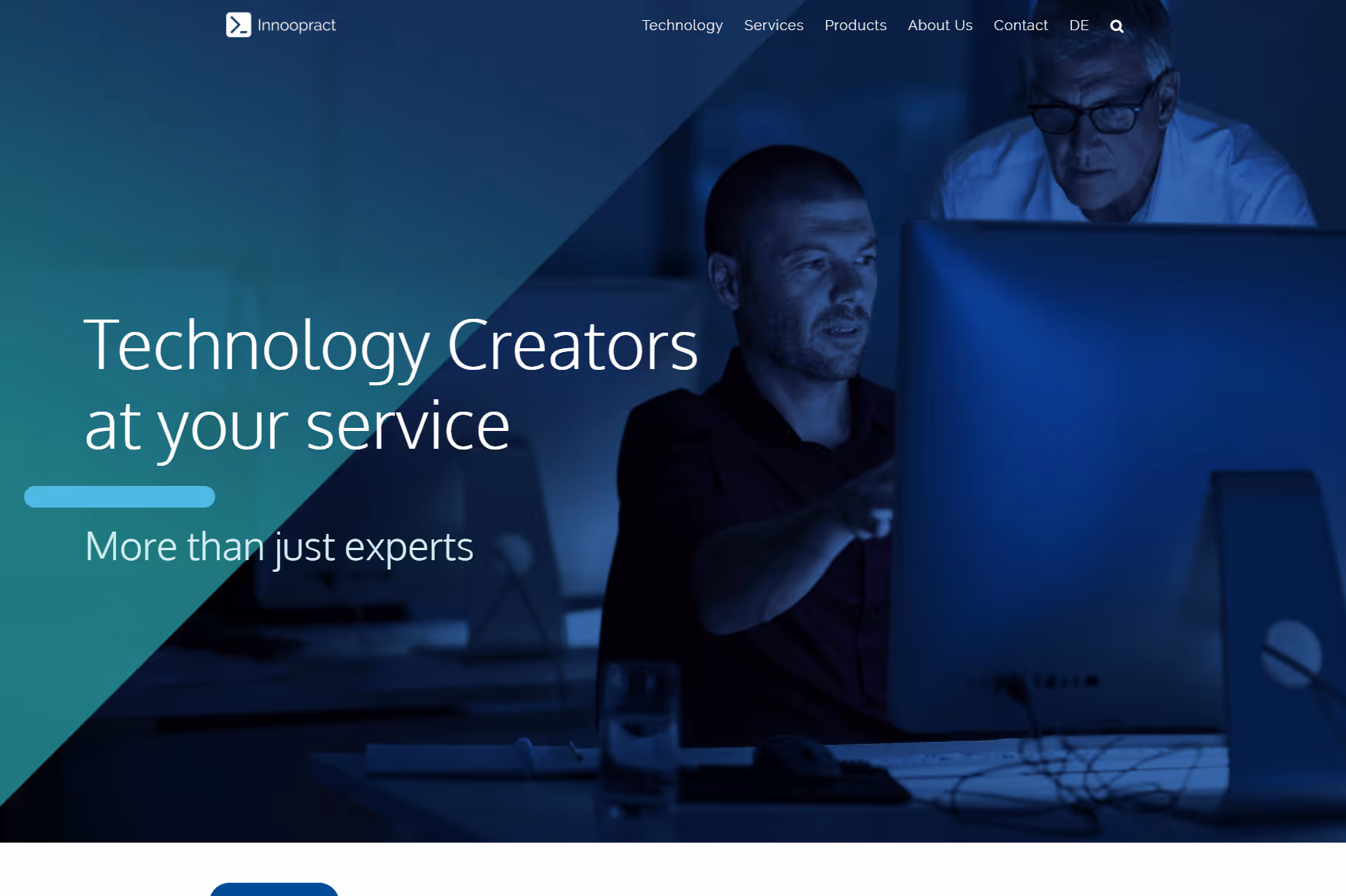 innoopract.com ist eine Corporate Website für ein Technologieunternehmen, mit klarer Service-Struktur, technischer Dokumentation und wartbarer Architektur.