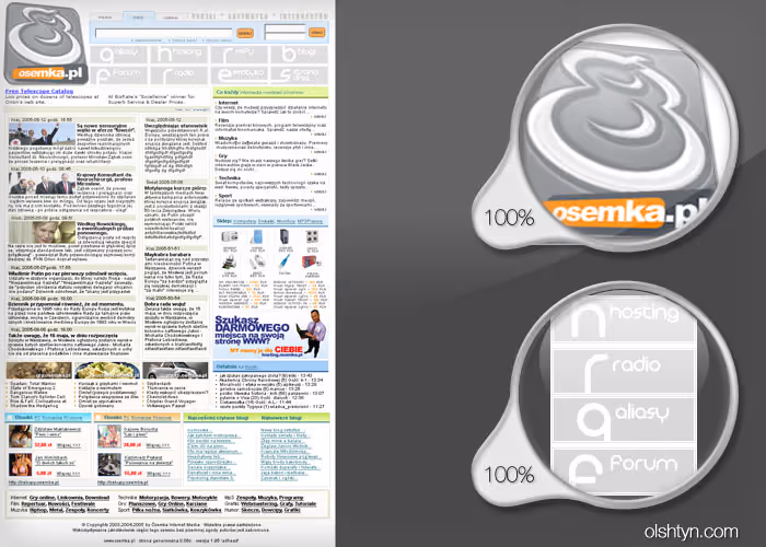 Osemka.pl (auch bekannt als 8.pl) ist ein soziales Netzwerk, das in den Jahren 2006-2007 als Ort der Integration von Nutzern im Zeitalter des frühen sozialen...