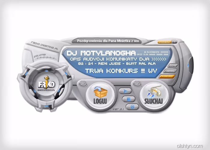 Radio.friko.pl ist ein Internetradiosender, der in den Jahren 2005-2010 als Teil der Friko.pl-Plattform betrieben wurde und den Nutzern den Zugang zu Musik-S...
